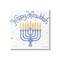 Stupell Industries Festive Happy Hanukkah Menorah Patterned Canvas Wall Art